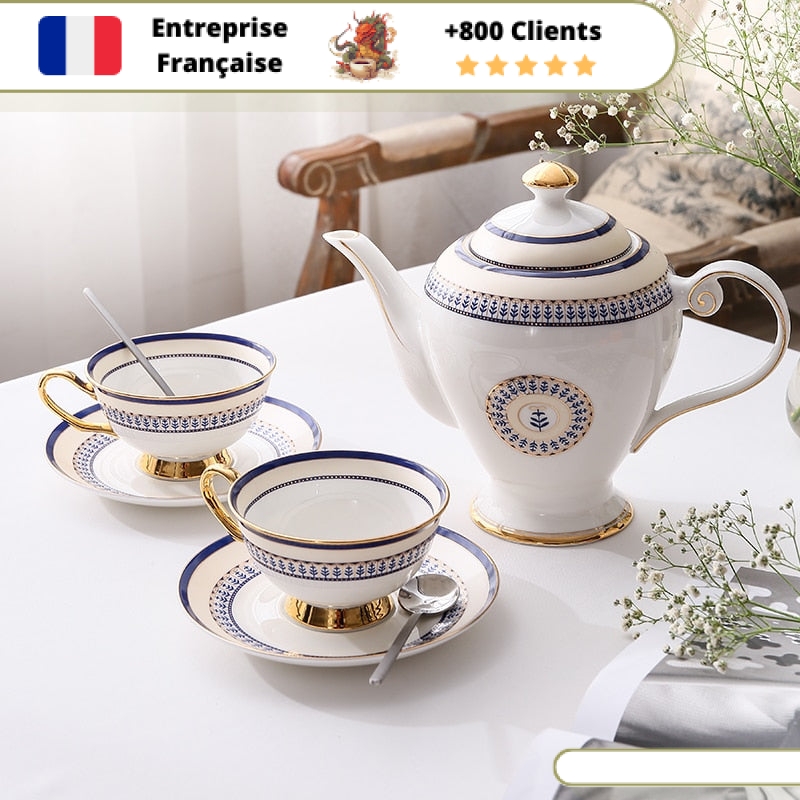 Mug et Soucoupe Tea-Time Anglais - Compagnie Anglaise des Thés